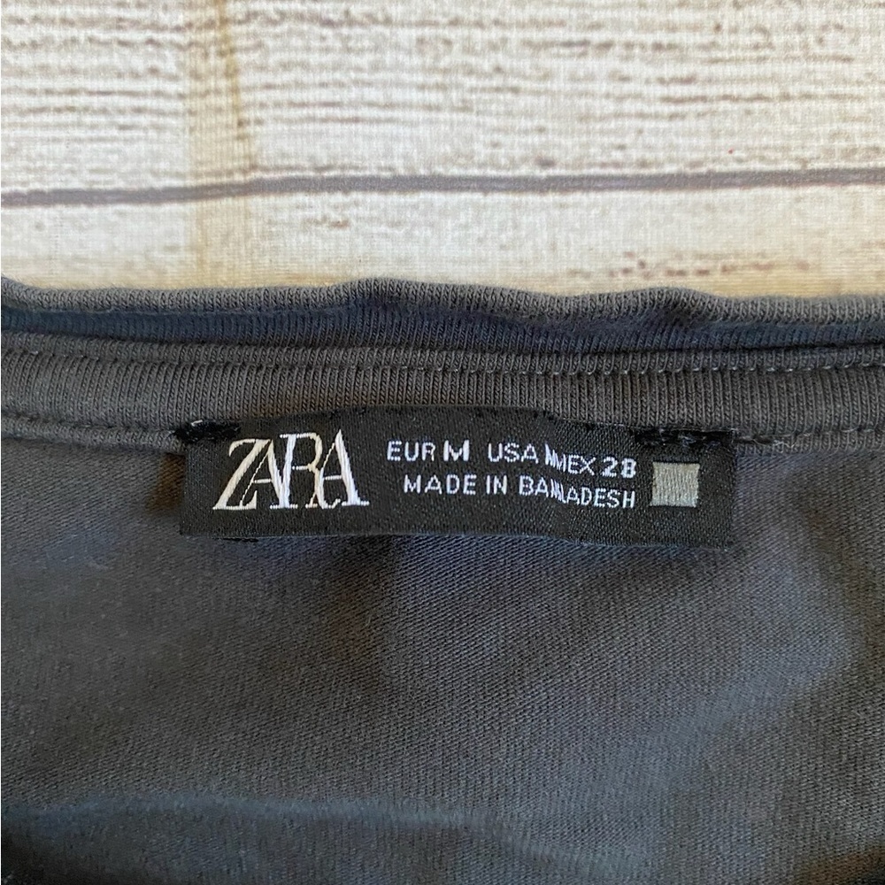 Zara Women’s Gray Crop Top - Picture 4 of 5